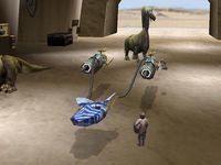 une photo d'Ã©cran de Star Wars Episode 1 - Racer sur Nintendo 64